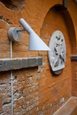 Louis Poulsen AJ 50 wall lamp for outdoors, white