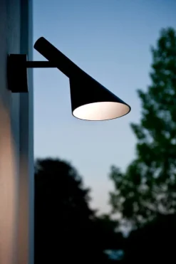 Louis Poulsen AJ 50 wall lamp for outdoors, black