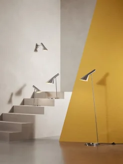 Louis Poulsen AJ Mini table lamp, polished stainless steel