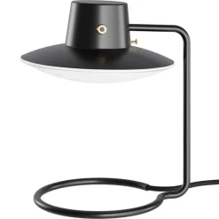 Louis Poulsen AJ Oxford table lamp, 280 mm, black - opal glass