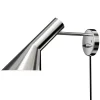 Louis Poulsen AJ wall lamp, polished stainless steel
