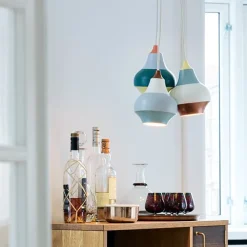 Louis Poulsen Cirque pendant, 15 cm, red top