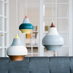 Louis Poulsen Cirque pendant, 15 cm, red top