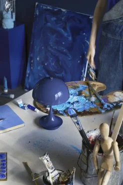 Louis Poulsen Panthella 160 Portable V3 table lamp, indigo blue