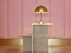 Louis Poulsen Panthella 250 table lamp, brass