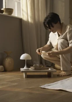 Louis Poulsen Panthella 160 Portable V3 table lamp, opal beige