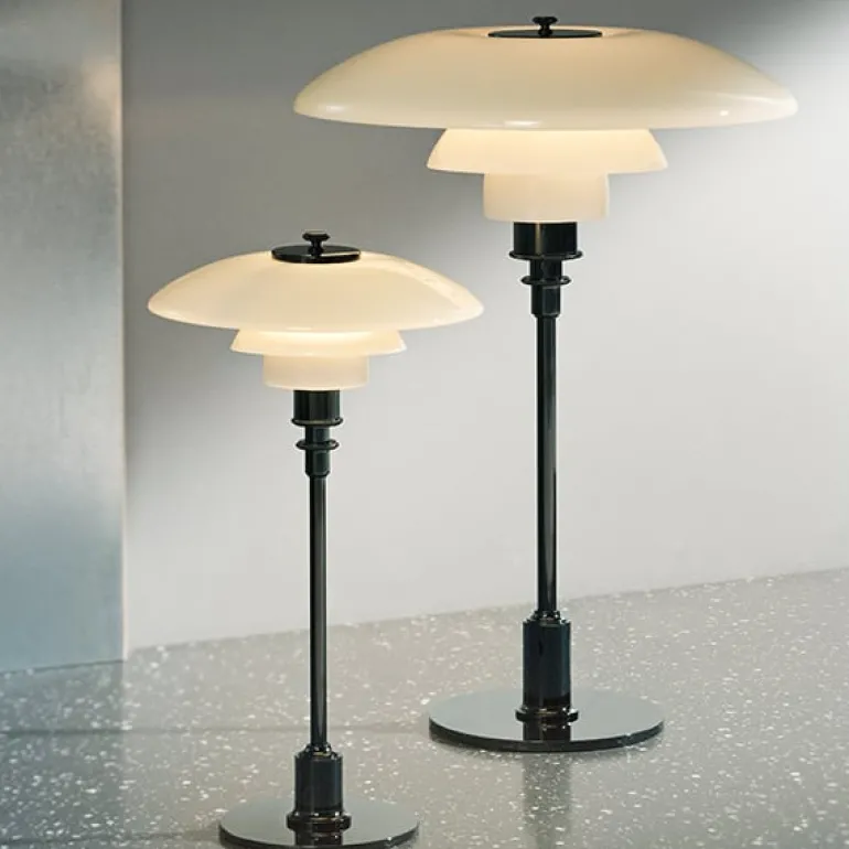 Louis Poulsen PH 3 1/2 - 2 1/2 table lamp, metallised black