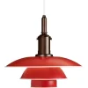 Louis Poulsen PH 3 1/2-3 pendant, red