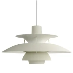 Louis Poulsen PH 5 Mini Monochrome pendant, pale pewter