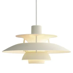 Louis Poulsen PH 5 Mini Monochrome pendant, pale pewter