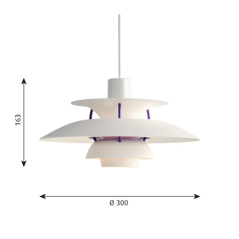 Louis Poulsen PH 5 Mini pendant, white classic