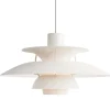 Louis Poulsen PH 5 Monochrome pendant, white