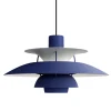 Louis Poulsen PH 5 Monochrome pendant, dusty indigo