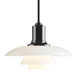 Louis Poulsen PH 2/1 pendant, metallised black