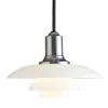 Louis Poulsen PH 2/1 pendant, chrome plated