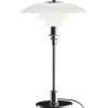 Louis Poulsen PH 3/2 table lamp, chrome plated