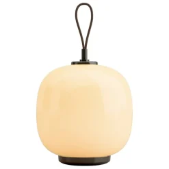 Louis Poulsen VL45 Radiohus portable lamp, brass - pale yellow