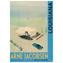Louisiana Museum of Modern Art Arne Jacobsen - Skovshoved Gas Station 1937, A1 poster