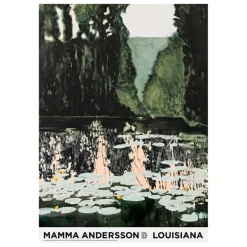 Louisiana Museum of Modern Art Mamma Andersson - Pond 2019, A1 poster
