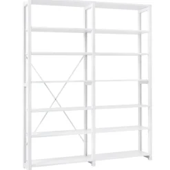 Lundia Classic open shelf, double, white
