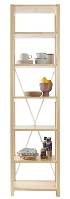 Lundia Classic open shelf, narrow, natural