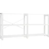 Lundia Classic open shelf, wide, white