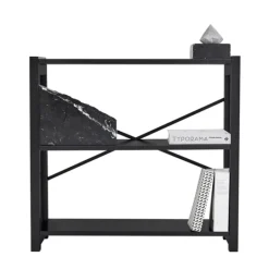 Lundia Classic open shelf, low, black