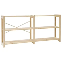 Lundia Classic open shelf, low, wide, untreated