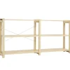 Lundia Classic open shelf, wide, natural