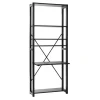 Lundia Classic shelf with working space, black