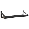 Lundia Classic wall shelf, 100 x 30 cm, black