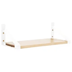 Lundia Classic wall shelf, 40 x 30 cm, white - natural