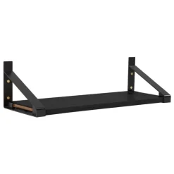 Lundia Classic wall shelf, 50 x 30 cm, black