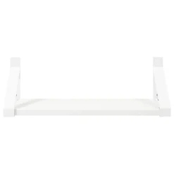 Lundia Classic wall shelf, 50 x 30 cm, white - white lacquered pine