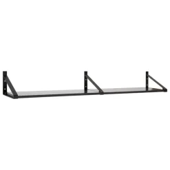 Lundia Classic wall shelf, 2 pcs, black
