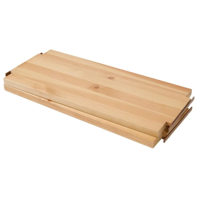 Lundia Classic wall shelf, 2 pcs, black - brown