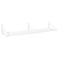 Lundia Classic wall shelf, 2 pcs, white