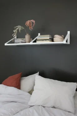 Lundia Classic wall shelf, 2 pcs, white