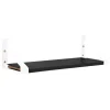 Lundia Classic wall shelf, 50 x 30 cm, white - black