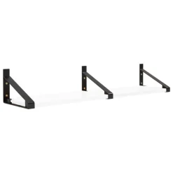 Lundia Classic wall shelf, 2 pcs, black - white