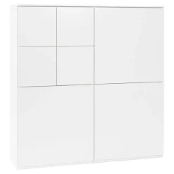 Lundia Fuuga cabinet with doors, 128 x 132 cm, white
