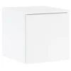 Lundia Fuuga nightstand with door, wall mounting, white
