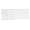 Lundia Fuuga sideboard, 192 cm, with plinth, white