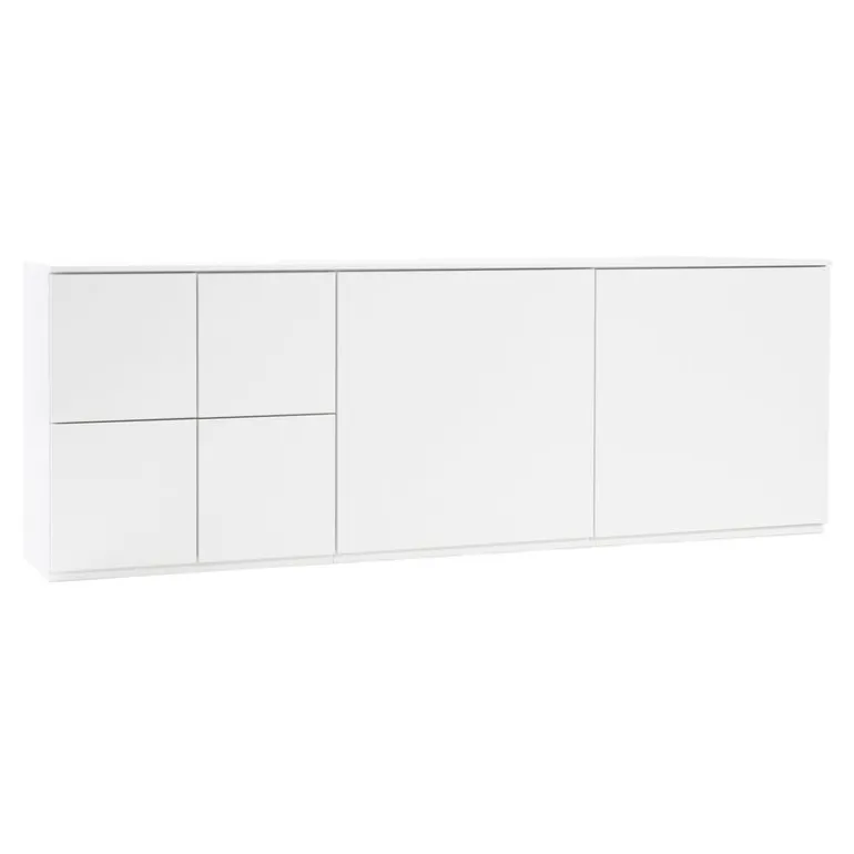 Lundia Fuuga sideboard, 192 cm, with plinth, white