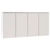 Lundia Fuuga sideboard, 128 cm, wall mounting, cashmere