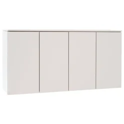 Lundia Fuuga sideboard, 128 cm, wall mounting, cashmere