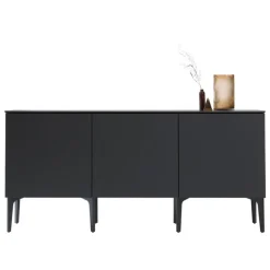 Lundia Fuuga sideboard, 192 cm, three doors, black