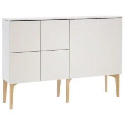 Lundia Fuuga sideboard, large and small doors, cashmere - oak