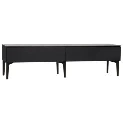 Lundia Fuuga TV table with drawers, black