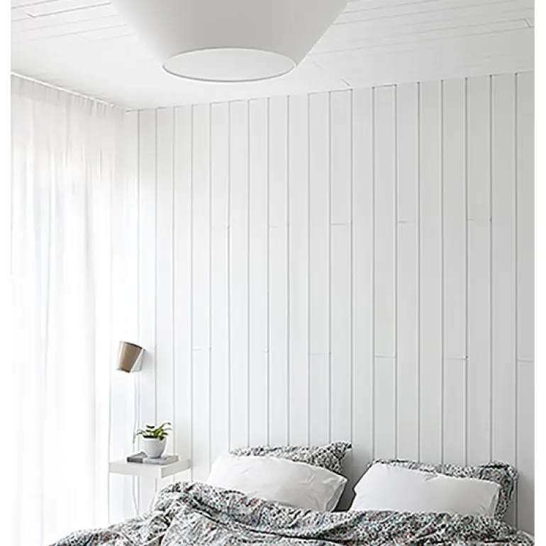 Lundia Halo ceiling light, large, white